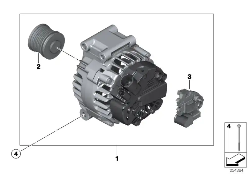 BMW Riemenscheibe Generator R55 R56 R57 R58 R59 12317576515