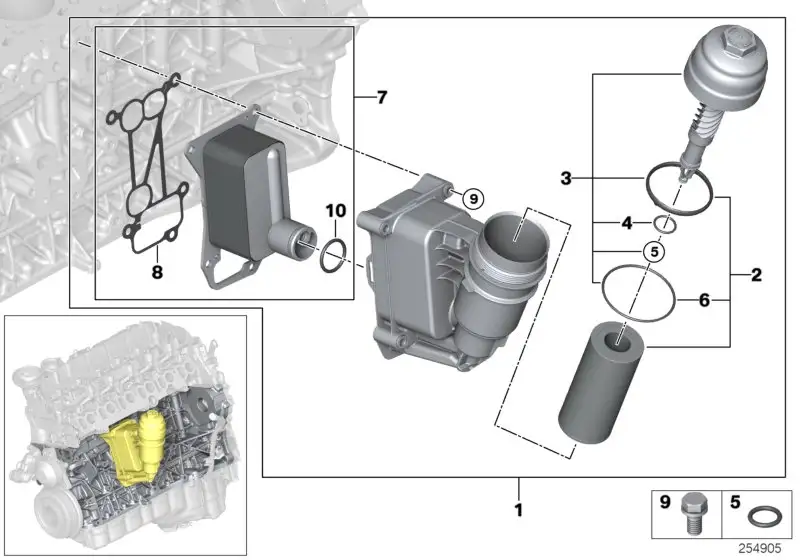 BMW Ölfilter E70 E71 E90 E91 E92 E93 F01 F02 F07 F10 F11 11427800