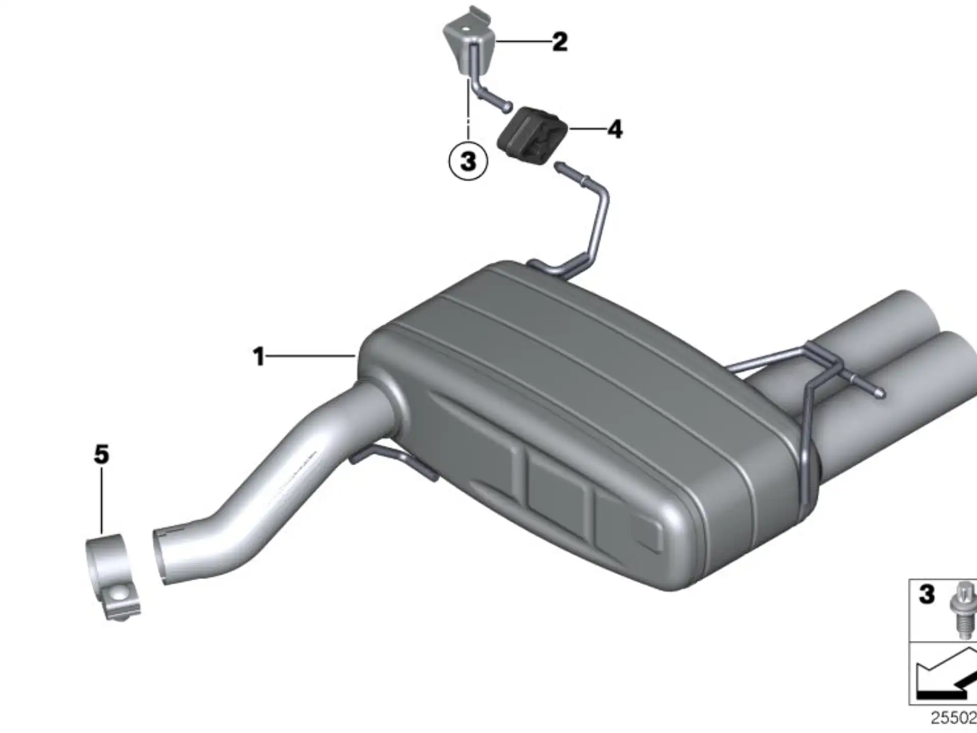 BMW Gummilager E81 E82 E84 E87 E88 E90 E91 E92 E93 F20 F21 F22 F23 F31 F32 F33 F36 F39 F44 F48 F54 F60 18208511880