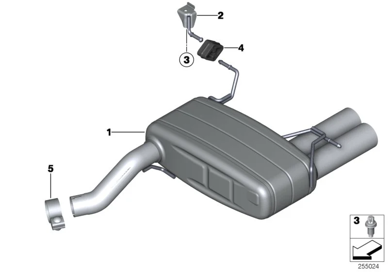 BMW Torxschraube mit Scheibe E46 E60 E61 E63 E64 E81 E82 E83 E84 E85 E86 E87 E88 E89 E90 E91 E92 E93 F01 F02 F06 F07 F10 F11 F12 F13 R57 51217062145