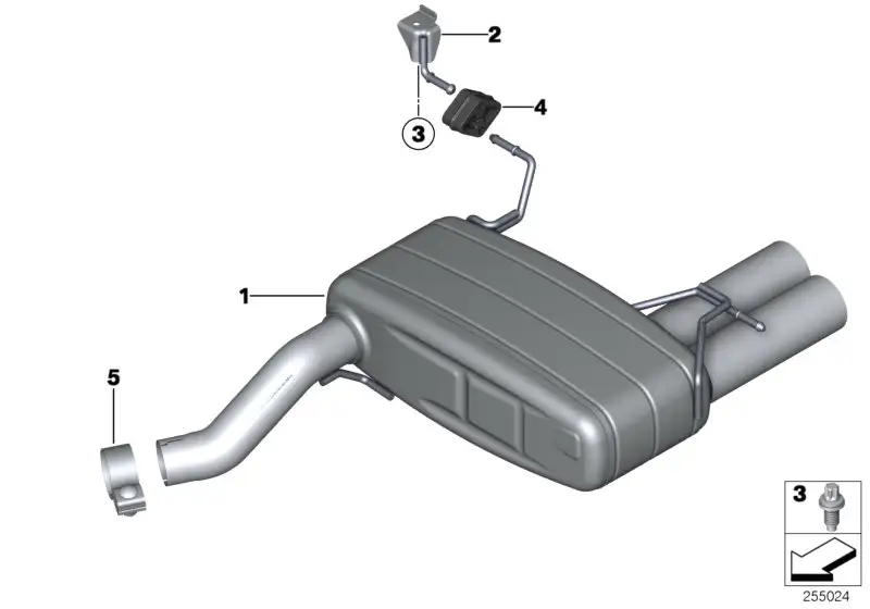 BMW Torxschraube mit Scheibe E46 E60 E61 E63 E64 E81 E82 E83 E84