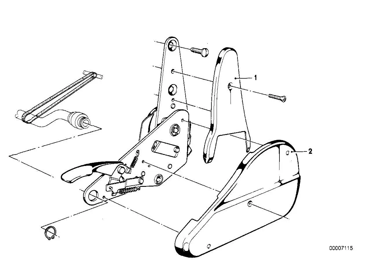 BMW Abdeckung Unterteil aussen links E12 E23 E28 52101852833