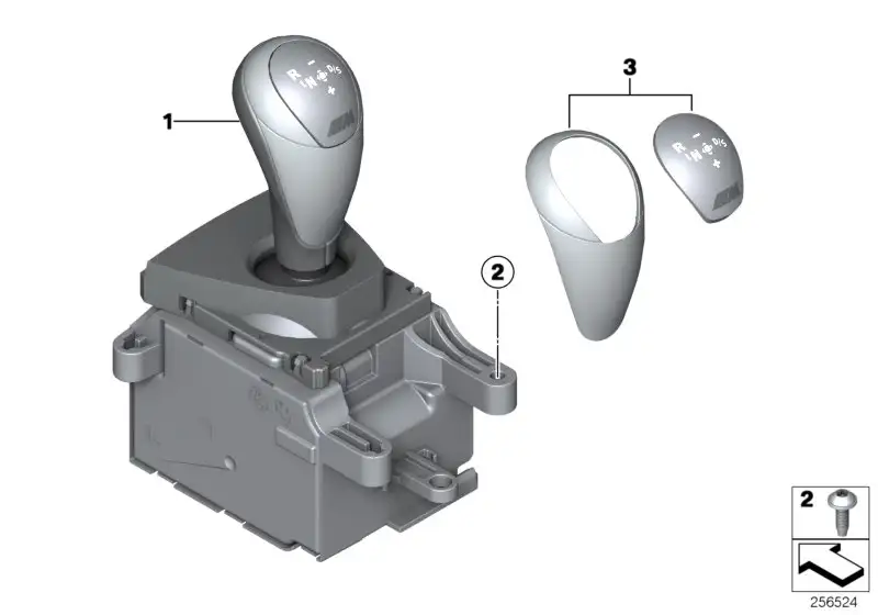 BMW Blende GWS-Knauf F06 F10 F12 F13 61317846765 - Bildposition 0
