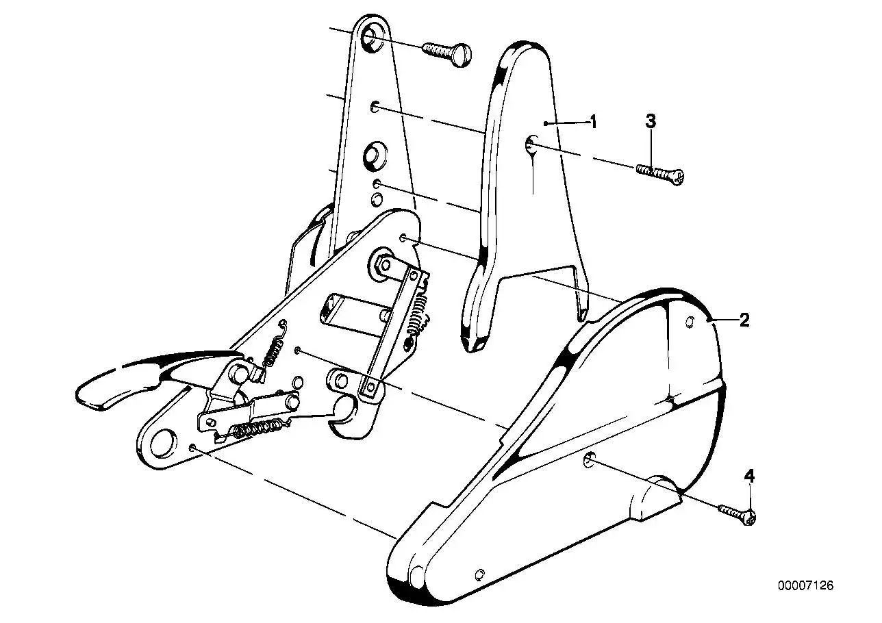 BMW Abdeckung Unterteil innen rechts E21 52101868864