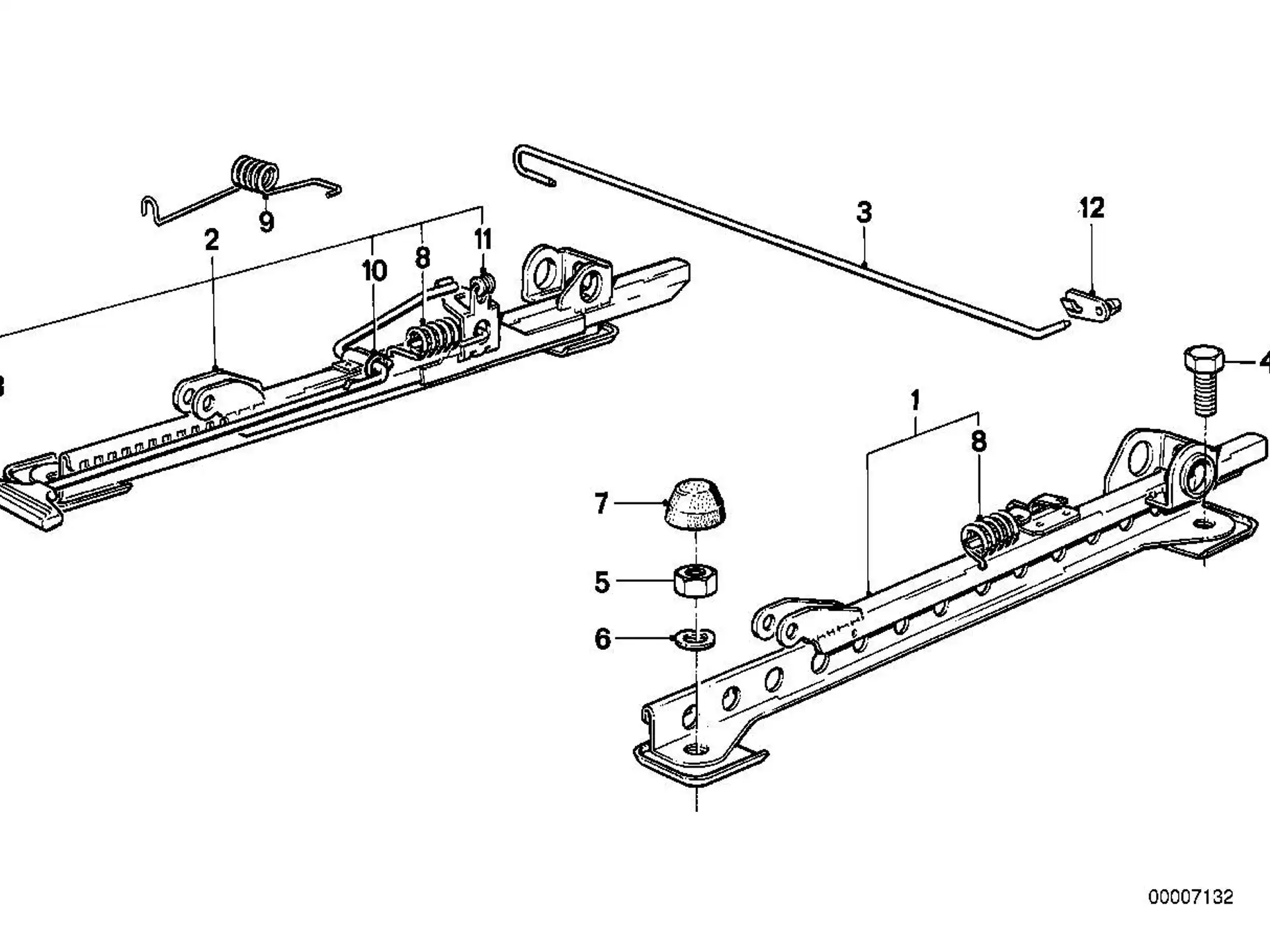 BMW Klammer E12 E23 E24 E28 E30 E32 E34 52101903871