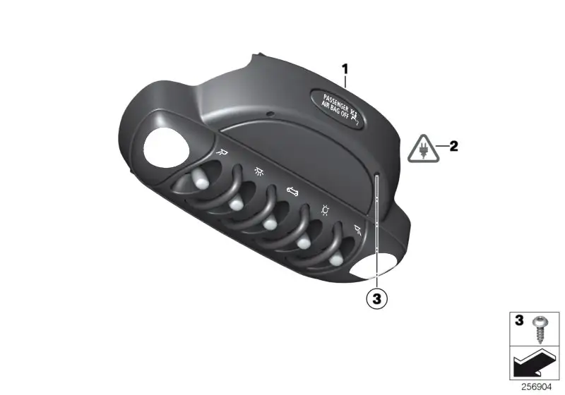 BMW Bedieneinheit Dach R57 61313450543 - MINI R57, MINI R57N