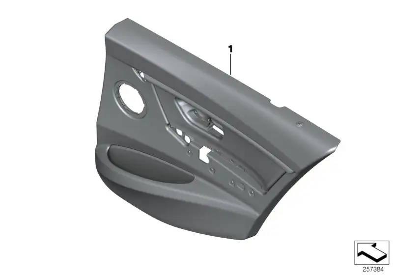 BMW Akzentleiste hinten rechts F30 F31 F80 51427281474 - 3er