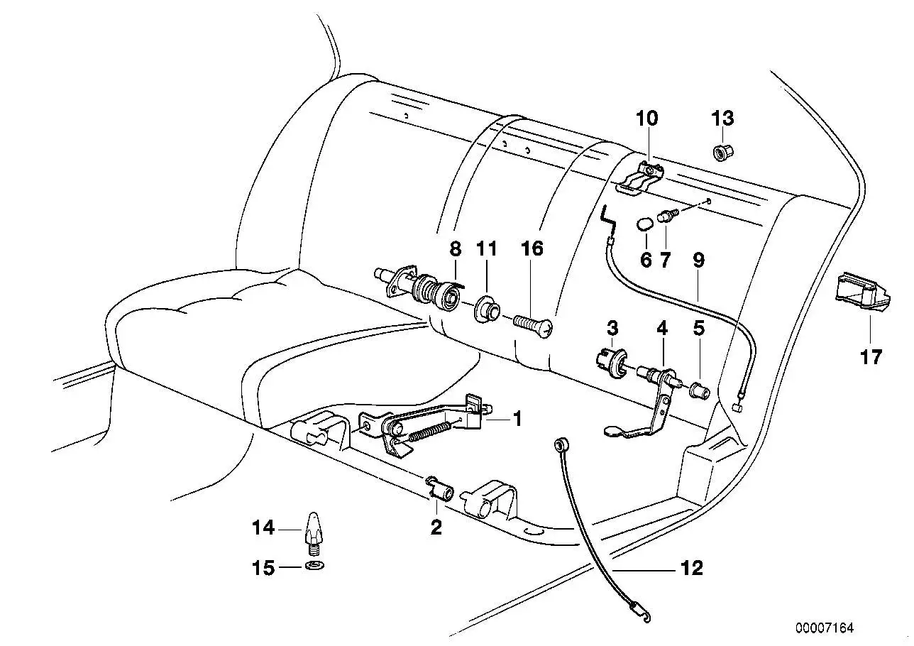 BMW Rosette E34 52108102338 - Bildposition 03