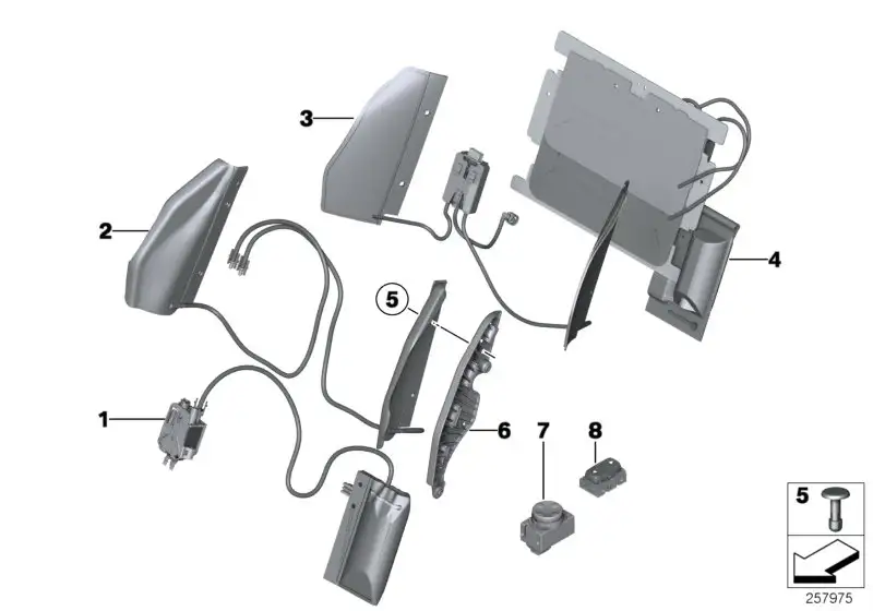 BMW Lehnenbreitenverstellung F20 F21 F22 F23 F30 F31 F32 F34 F36