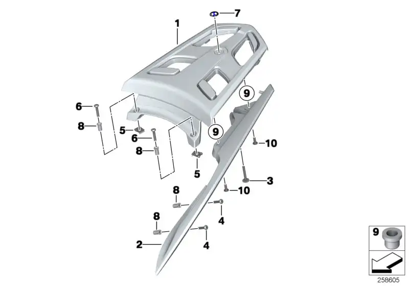 BMW Buchse lang 46547653539 - Bildposition 08