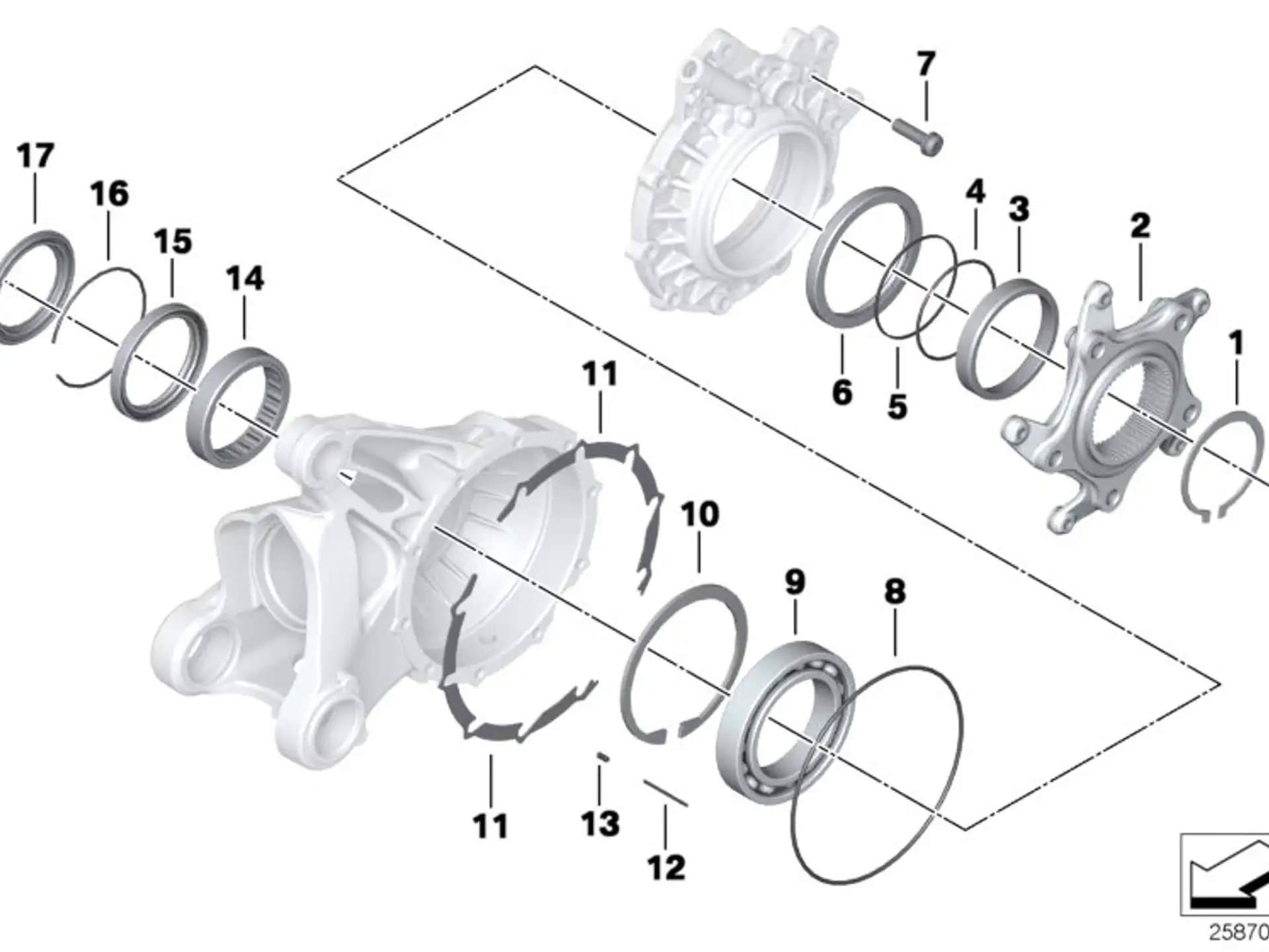 BMW Wellendichtring K21 K22 K23 K25 K26 K27 K28 K32 K33 K34 33117722800