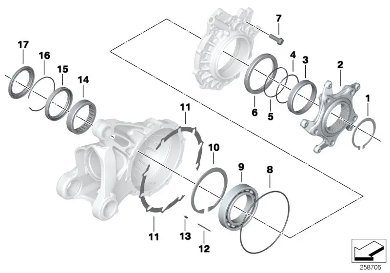 BMW Spannstift 07119905584