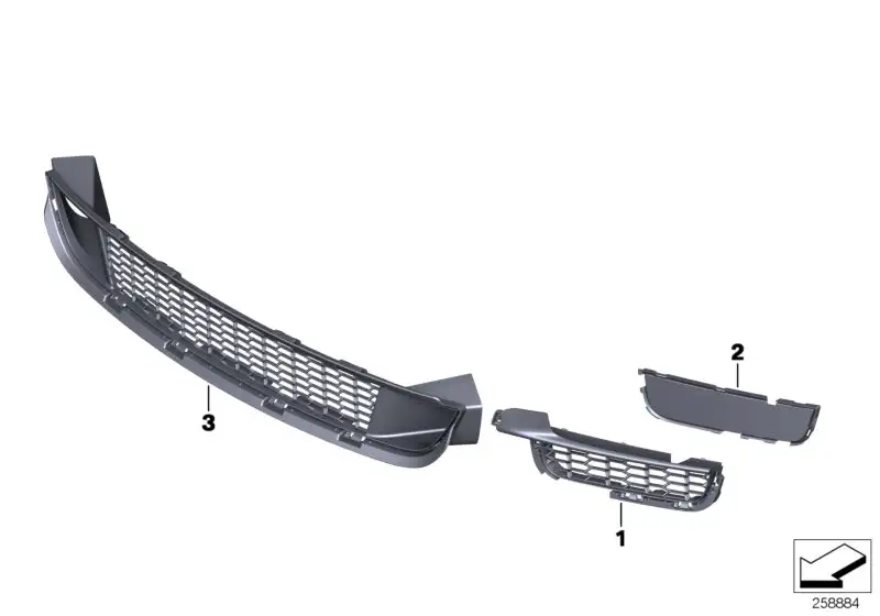 BMW Abdeckung rechts F06 F12 F13 51118050836 - 6er