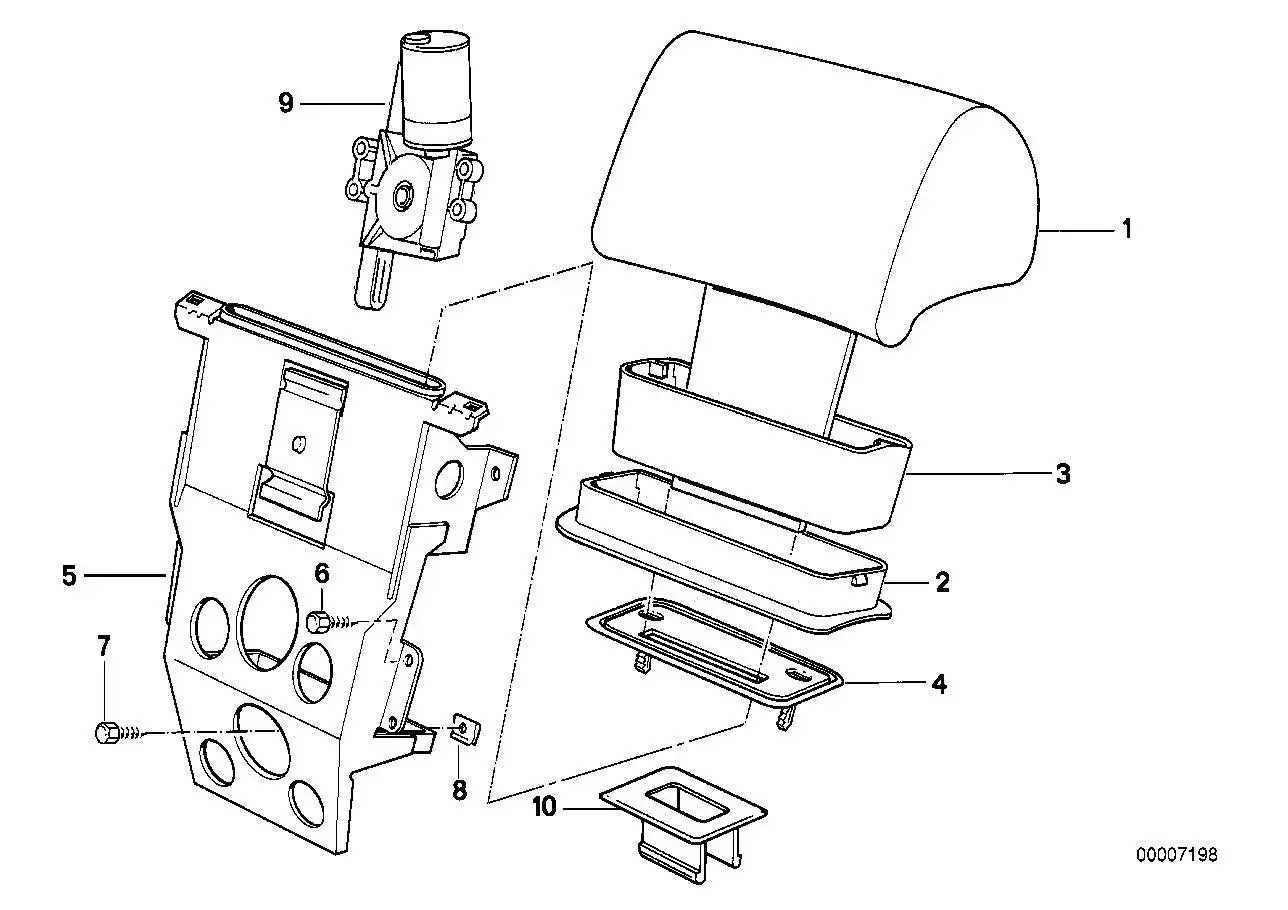 BMW Schraube E31 E32 E34 52208181908 - 5er E34 Limousine - Tourin