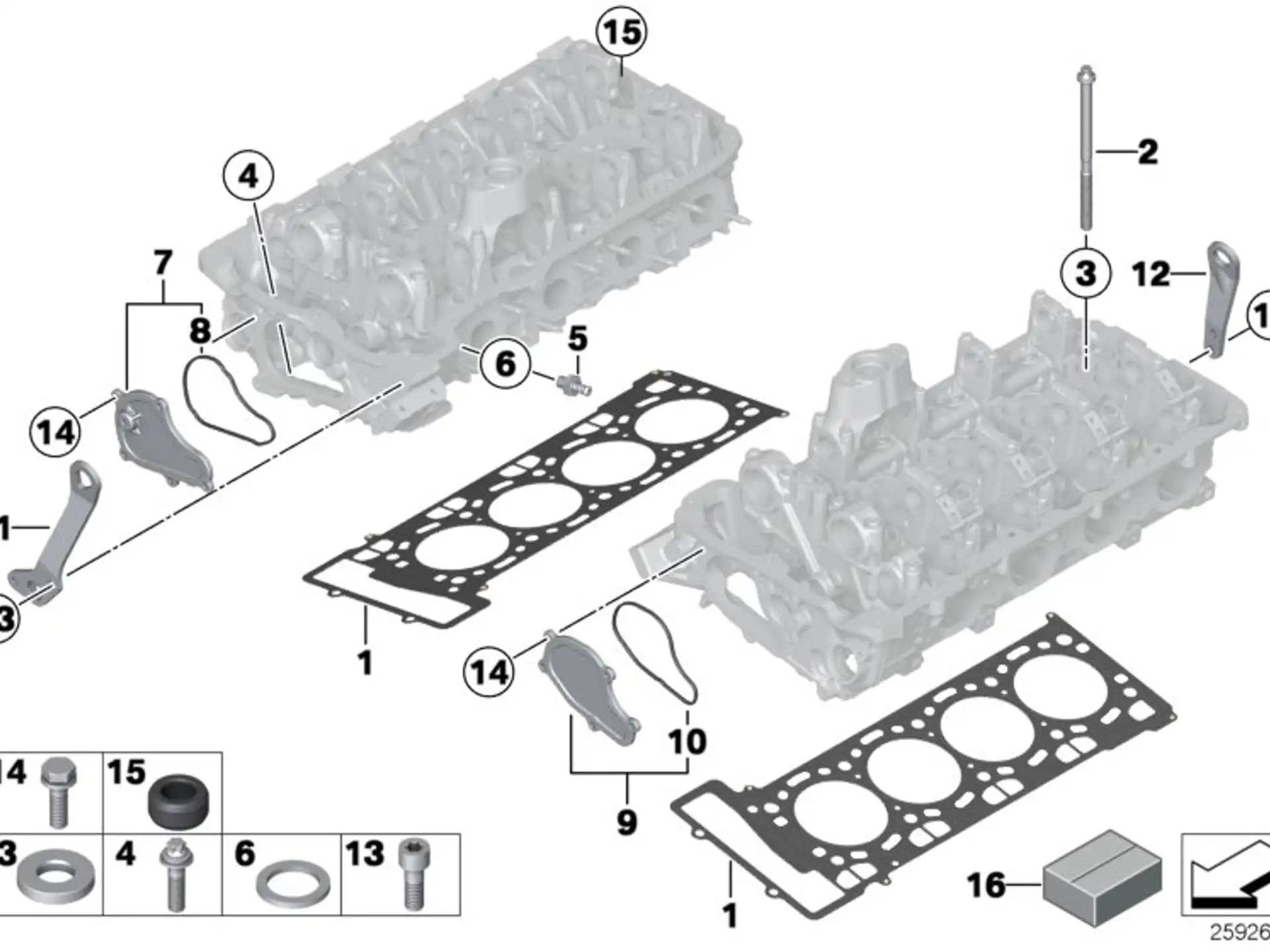 BMW Dichtring F01 F02 F06 F07 F10 F11 F12 F13 F15 F16 F85 F86 F90 F91 F92 F93 F95 F96 G05 G06 G07 G11 G12 G14 G15 G16 G30 11127618841