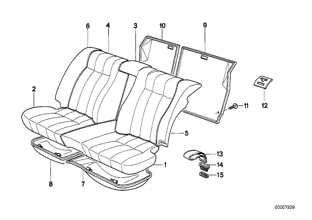 BMW Blende E34 52208148630 - Bildposition 12
