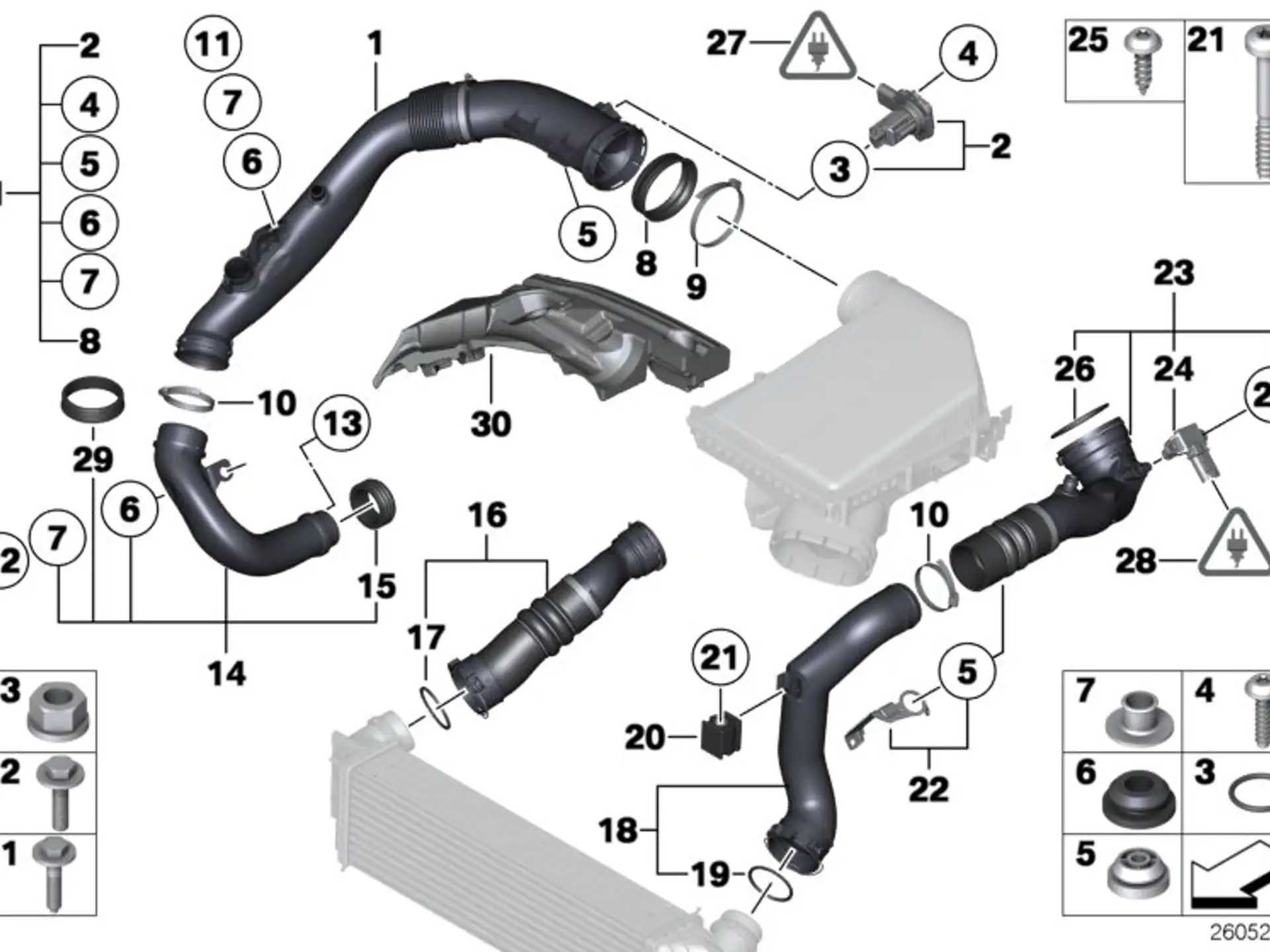 BMW Dichtung E82 E84 E88 E89 E90 E91 E92 E93 F07 F10 F11 F15 F16 F20 F21 F22 F23 F25 F26 F30 F31 F32 F33 F34 F36 F87 F87N 13717599291