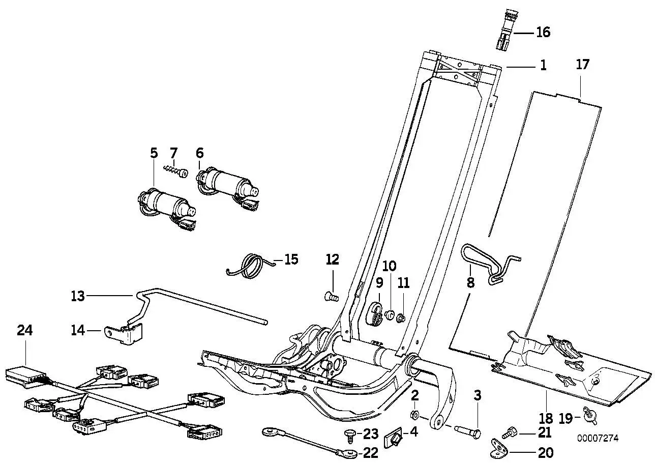 BMW Sechskantmutter E36 E46 E65 E66 E83 R58 R59 R60 R61 616134280