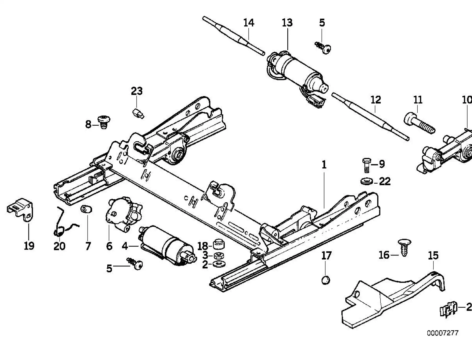 BMW Sechskantmutter Rippverzahnung E36 E46 E52 E53 E63 E64 E83 E85 E86 07149156956