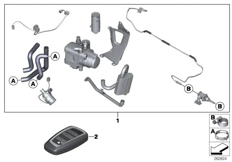 BMW Ölkühlerleitung Vorlauf F01 F02 17227603066