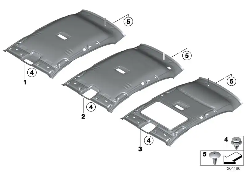 BMW Dachhimmel F20 51447290078 - 1er F20