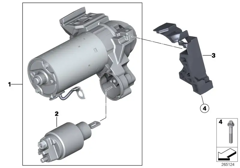 BMW Anlasser F01 F02 F06 F07 F10 F11 F12 F13 F20 F21 F22 F30 F31