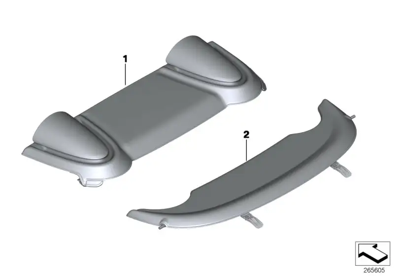 BMW Ablegeboden vorne R58 51462758870