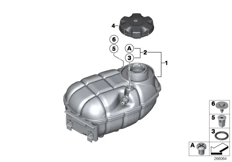 BMW Ausgleichsbehälter F20 F21 F22 F23 F30 F31 F32 F33 F34 F36 F8