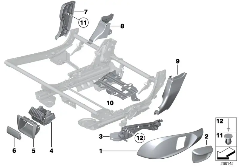 BMW Hebel aussen links F07 52207236125