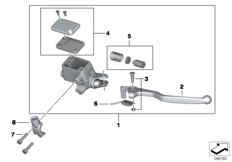 BMW Handbremsarmatur 32727714787 - Bildposition 01