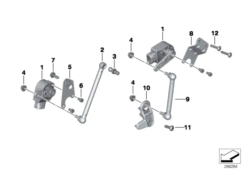 BMW Regelstange K48 K61 63127704973