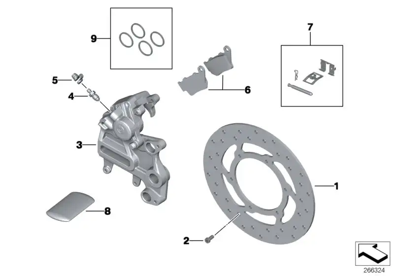 BMW Bremsscheibe hinten K15 34217708835