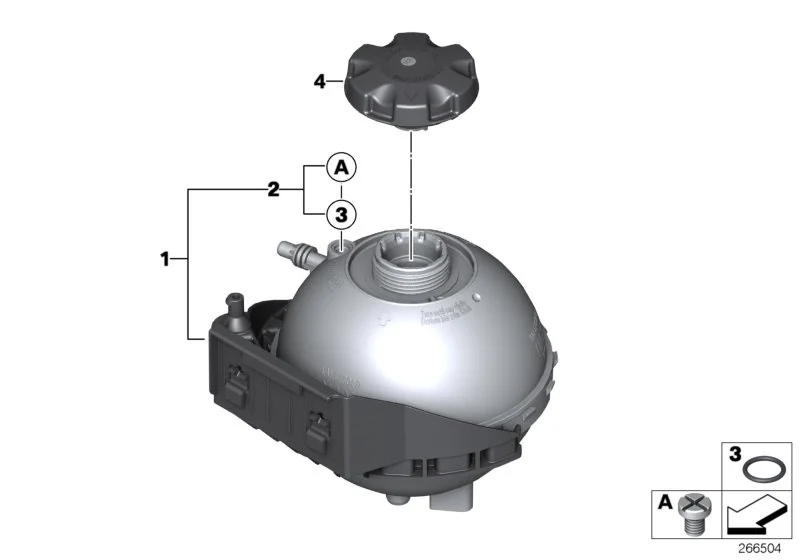 BMW Ausgleichsbehälter F20 F21 F22 F23 F30 F31 F32 F33 F34 F36 17137642158