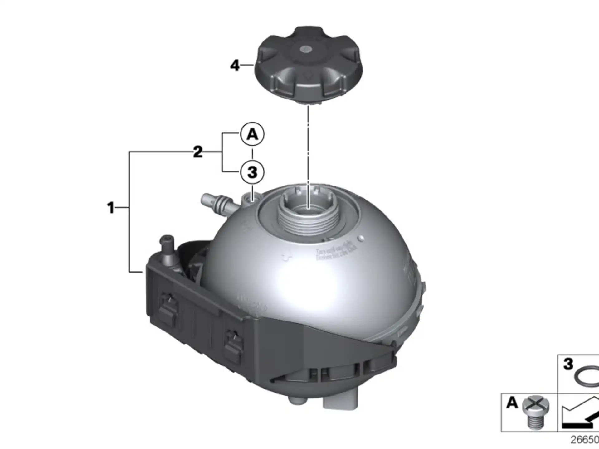 BMW Ausgleichsbehälter F20 F21 F22 F23 F30 F31 F32 F33 F34 F36 17137642158