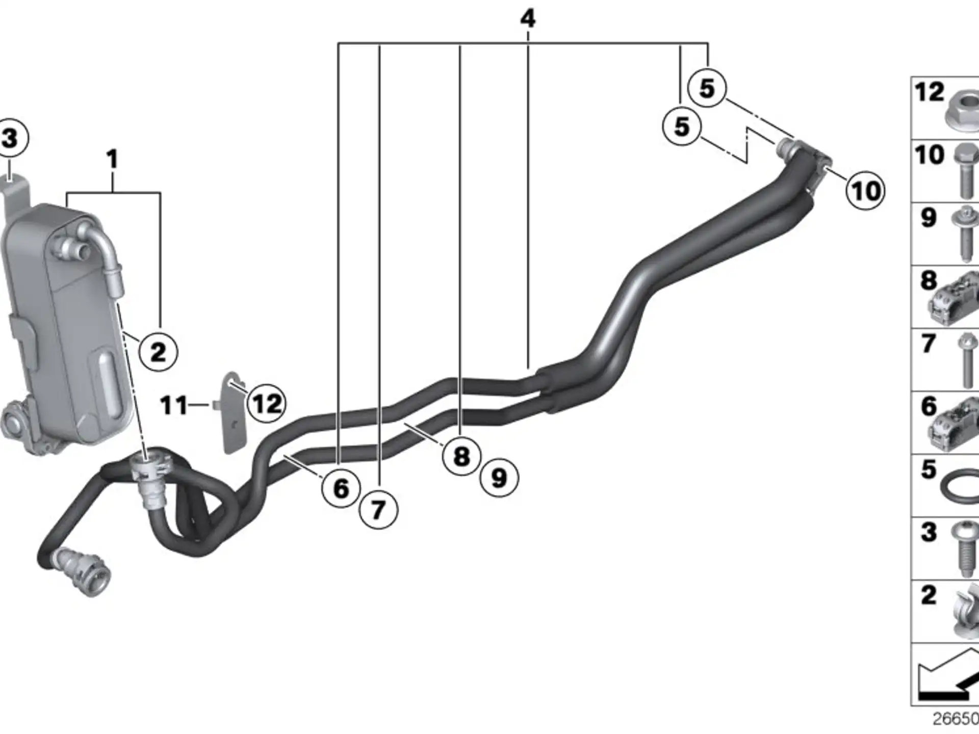 BMW Wärmetauscher F20 F21 F22 F23 F30 F31 F32 F33 F34 F36 17217600553