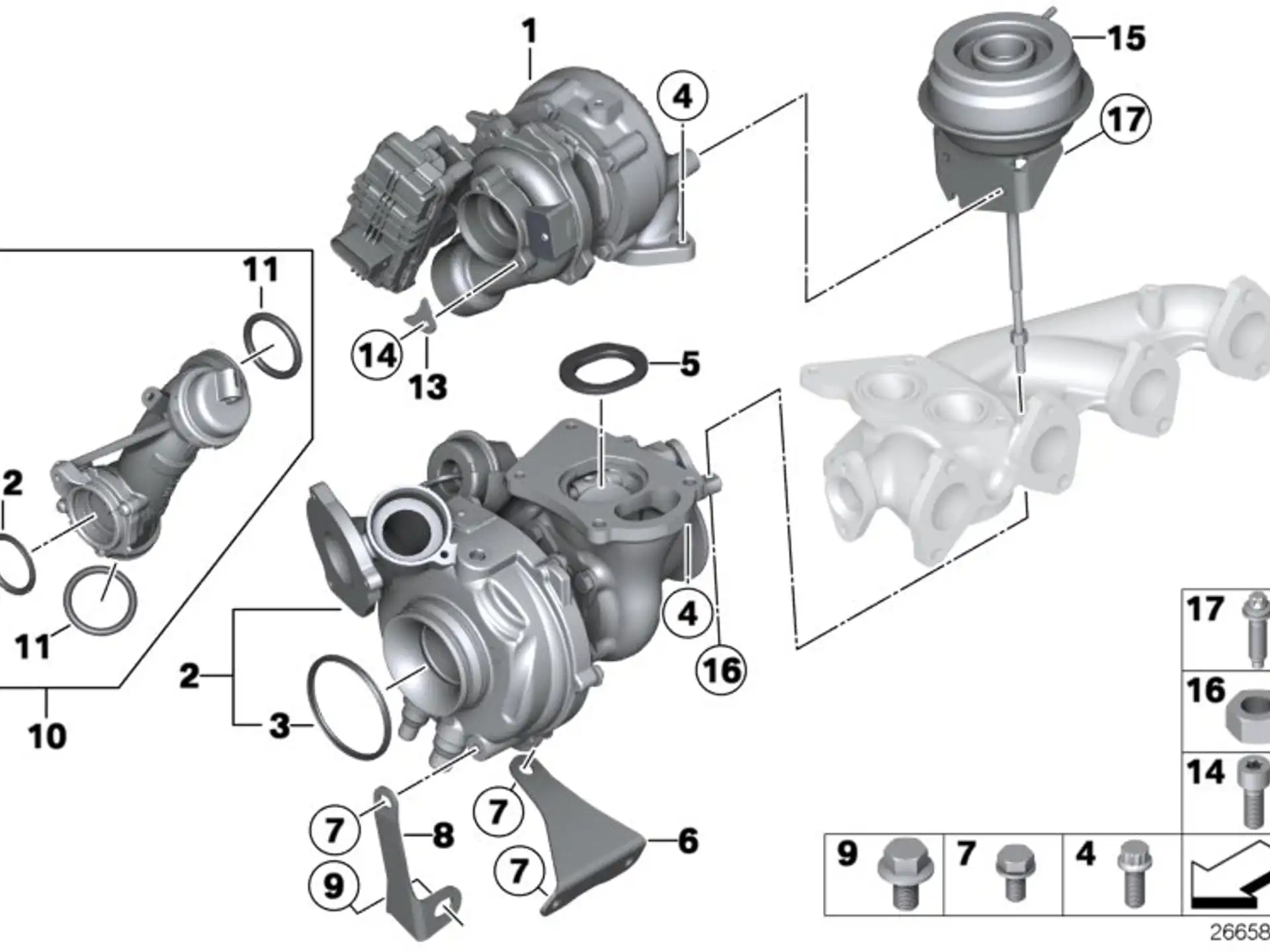 BMW Befestigungsblech E70 E71 E84 F01 F02 F06 F07 F10 F11 F12 F13 F15 F16 F20 F21 F22 F23 F25 F26 F30 F31 F32 F33 F34 F36 F39 F48 G01 G02 G05 G06 G07 G11 G12 G14 G15 G16 G20 G21 G30 G31 G32 11657823036
