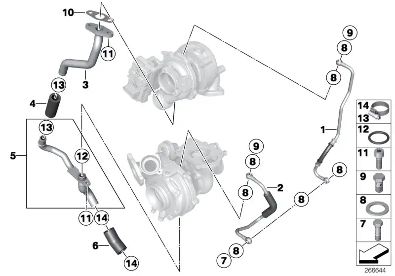 BMW Ölleitung 11657823282