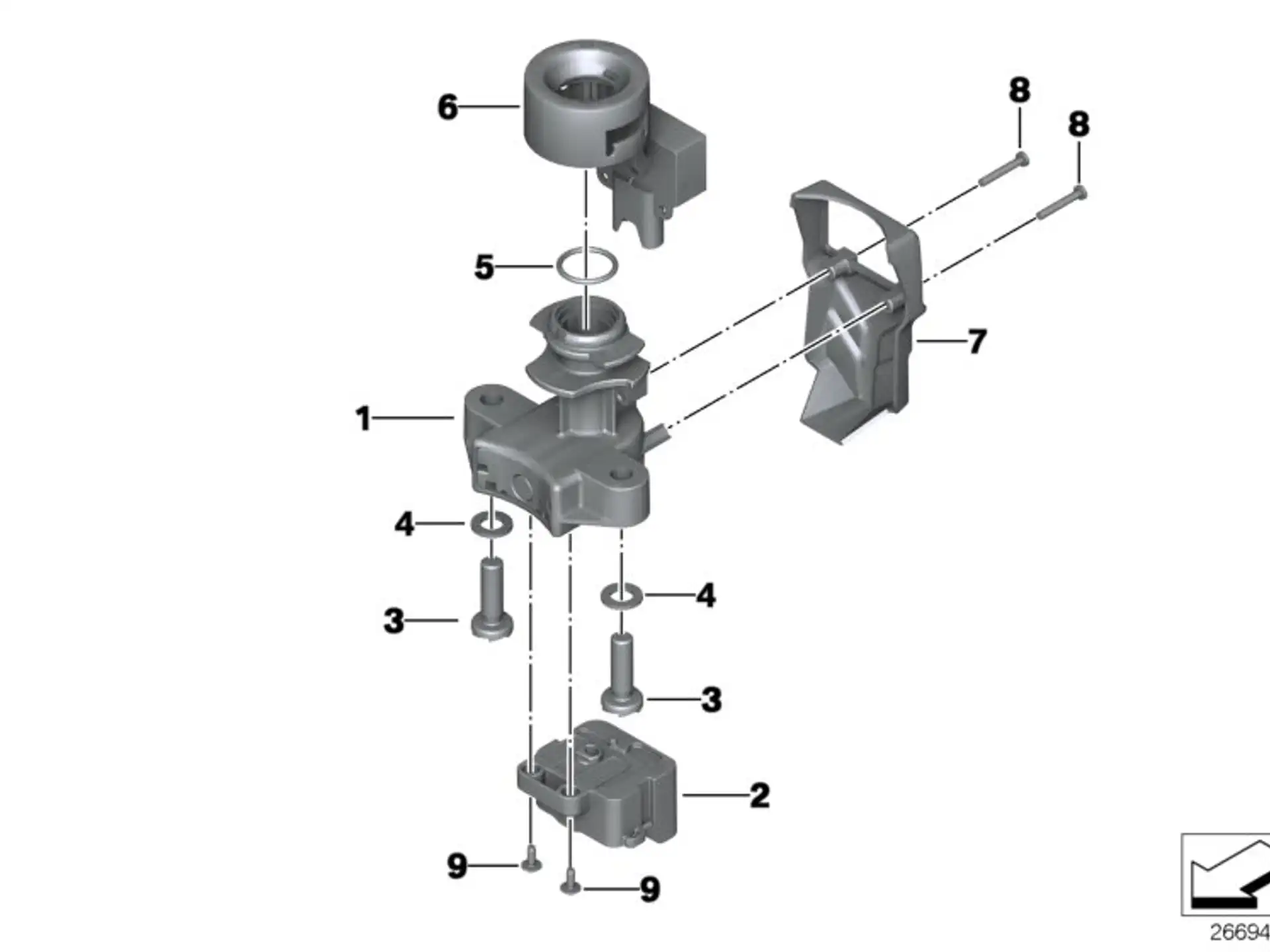 BMW Ringantenne A40 K21 K25 K25H K26 K27 K28 K29 K40 K42 K43 K44 K46 K48 K70 K71 K72 K73 K75 61357705247
