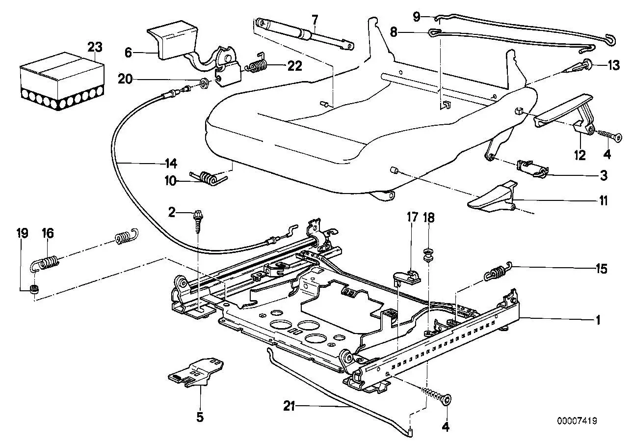 BMW Gasdruckfeder E32 E34 52101964173