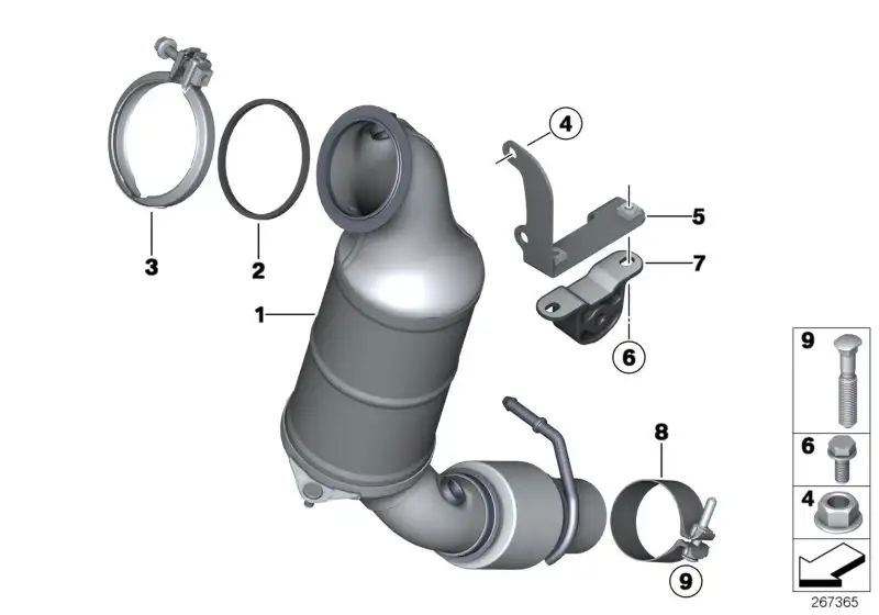 BMW Reparatursatz Schrauben E89 F07 F10 F11 F20 F21 F22 F23 F30 F