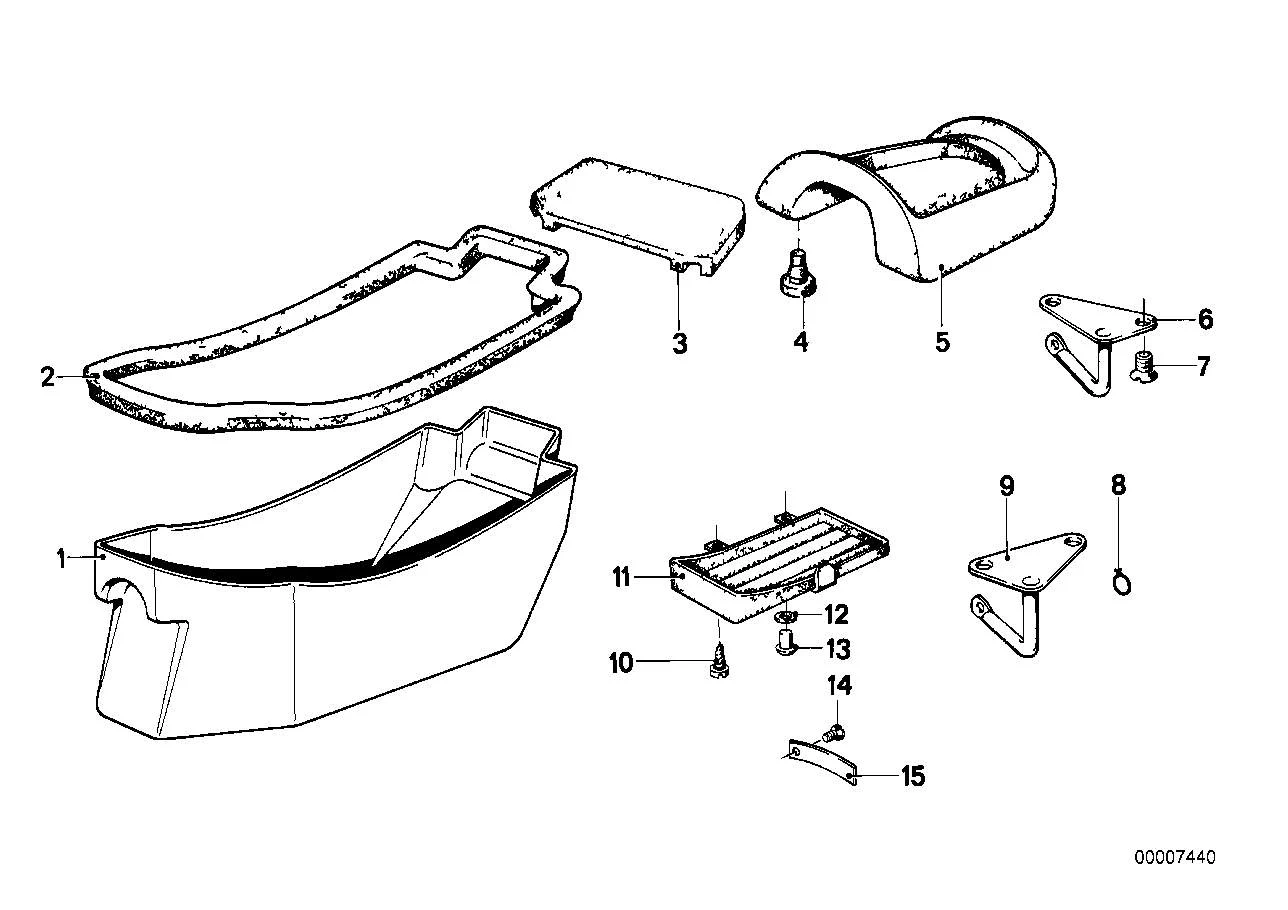 BMW Werkzeugkasten R60 R75 R90 R90S 52531232640