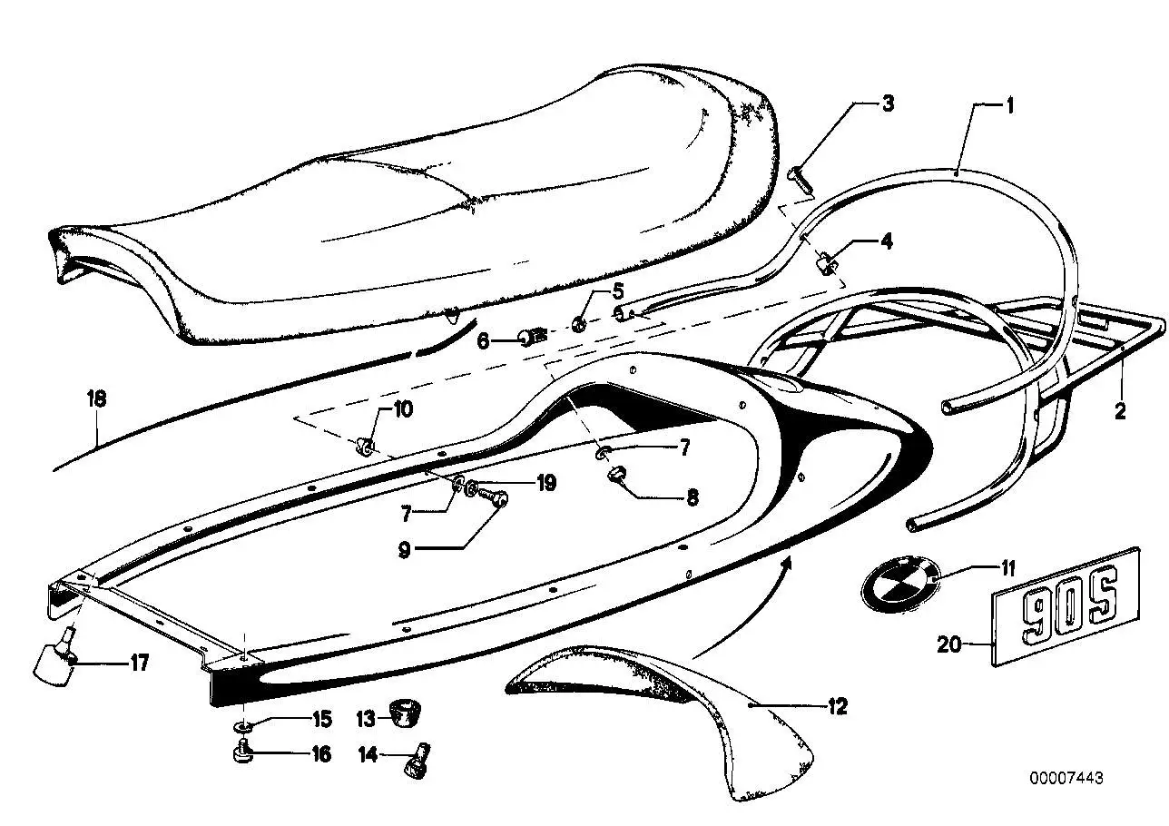 BMW Hülse R90S 52531232458