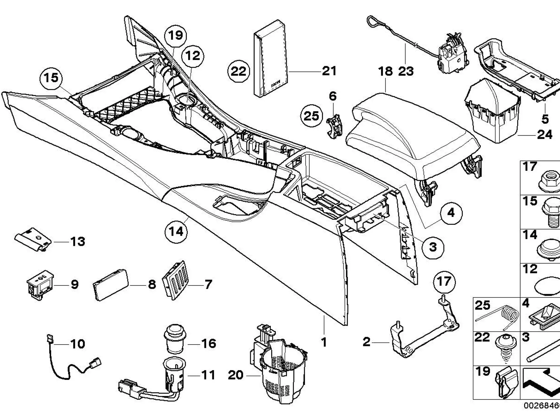 BMW USB/AUX-IN Anschluss schaltbar 84109237654