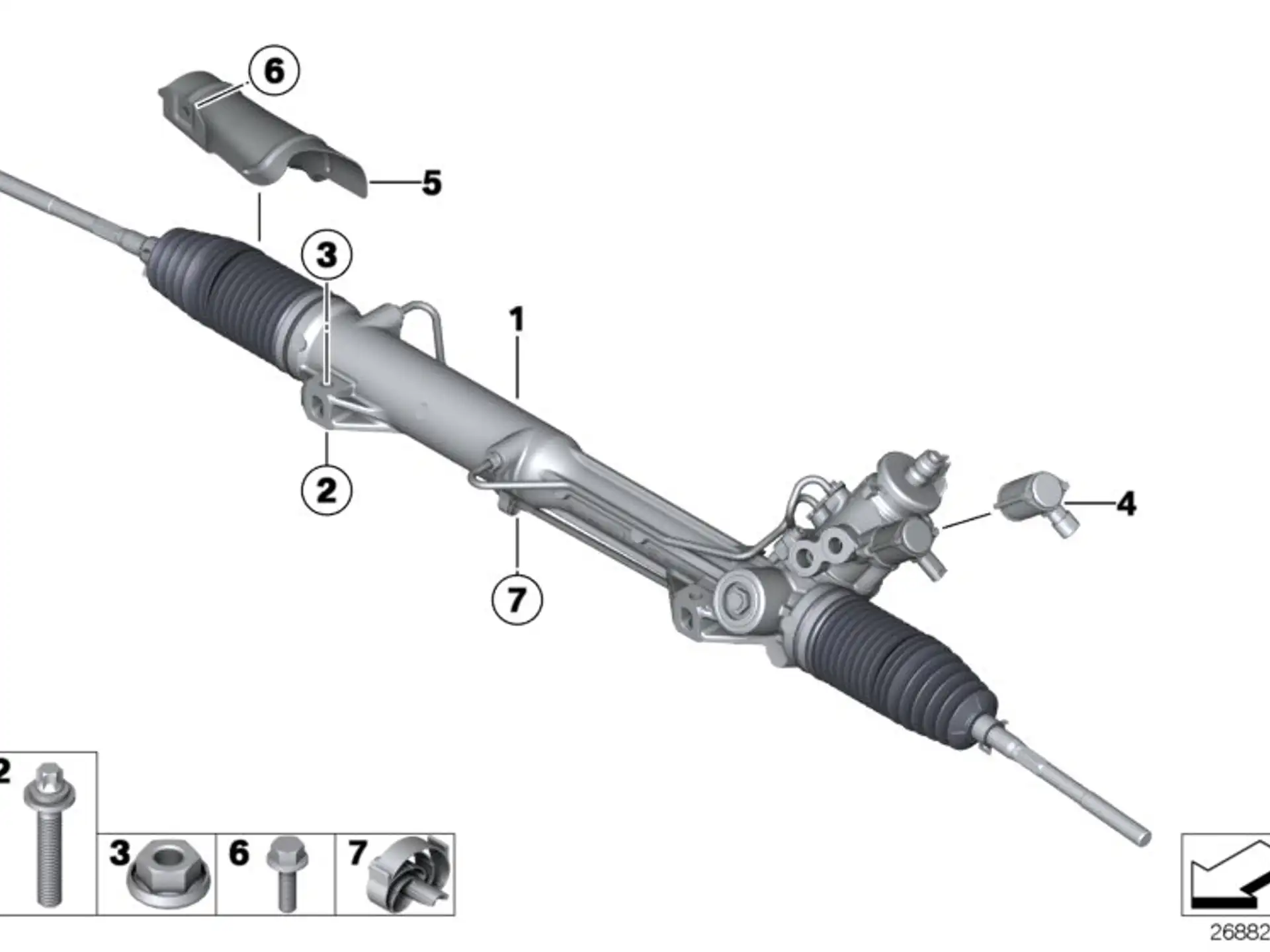 BMW ASA-Schraube E84 E90 E91 E92 32106769064