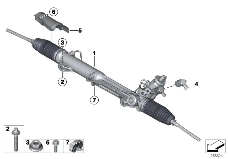 BMW ASA-Schraube E84 E90 E91 E92 32106769064 - Bildposition 02