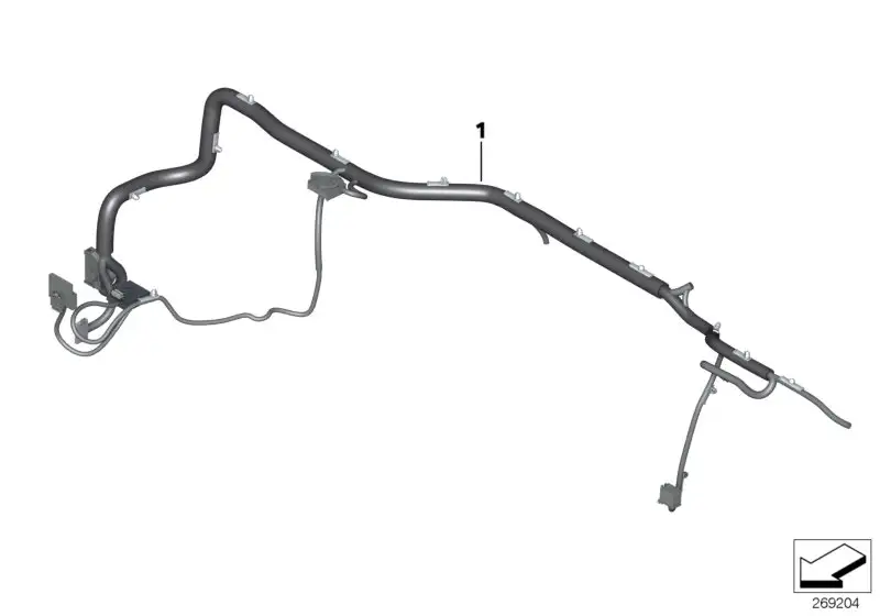 BMW Kabelbaum Instrumententafel F22 F87 F87N 61119321113