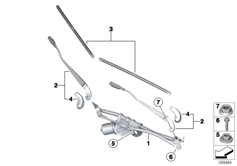 BMW Abdeckkappe R58 R59 61612759261