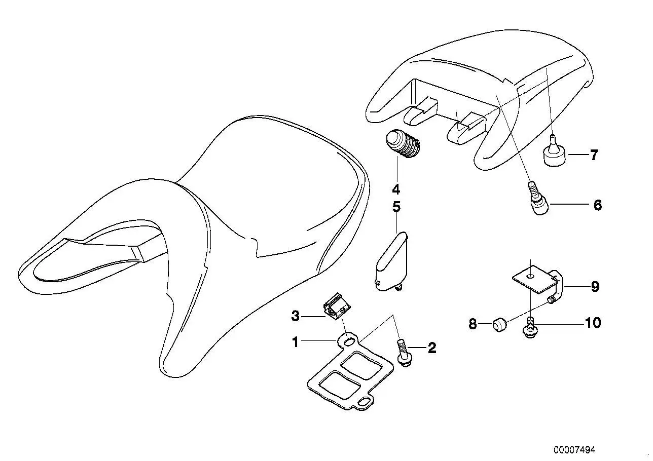 BMW Gummiauflage 52532324345 - Bildposition 05