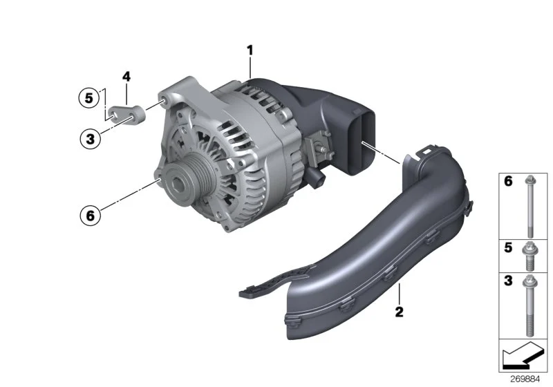BMW ASA Schraube E70 E71 F15 F16 F20 F21 F30 F31 F80 F82 F83 F85 F86 F87N 07129907184