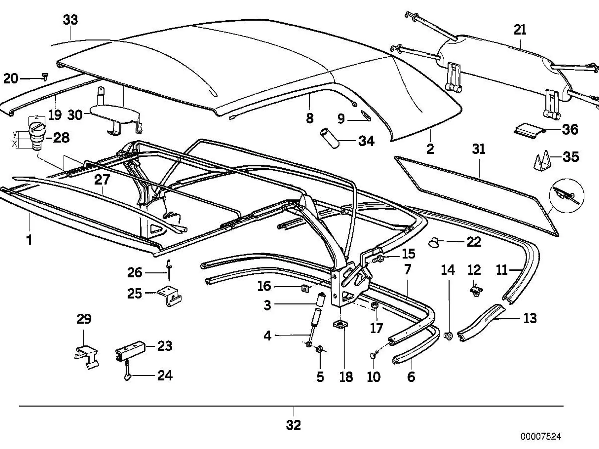 BMW Drahtbügel vorne E30 54348129978